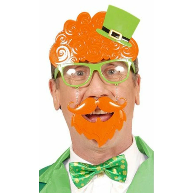 Sant Patrick Brille und Bart