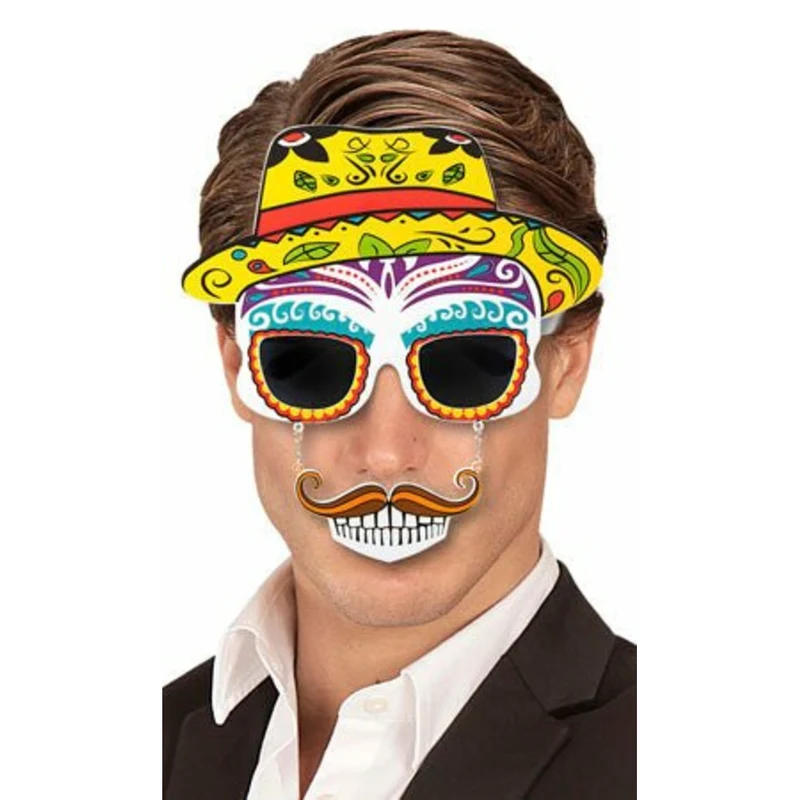 Brille Totenkopf Catrina