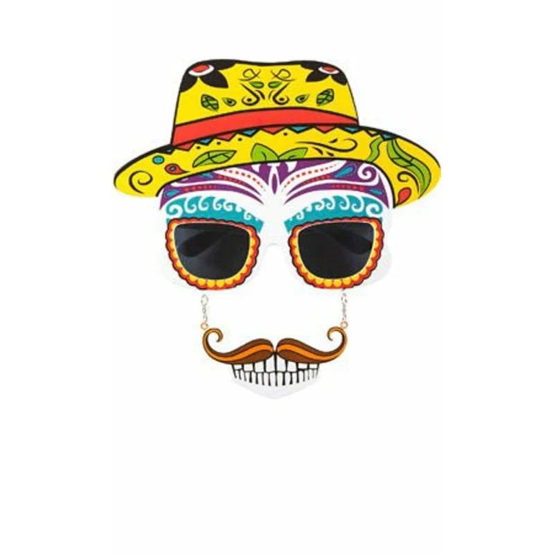 Brille Totenkopf Catrina
