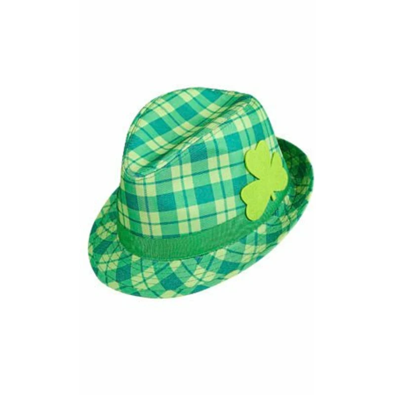 Karierte Saint-Patrick-Kappe