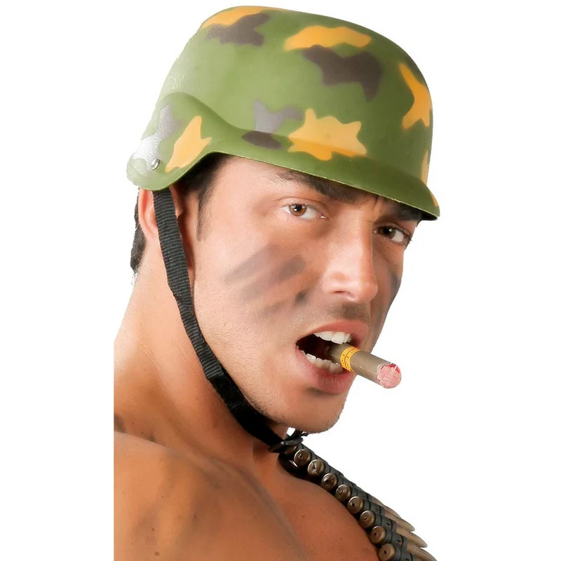 Camouflage-Militärhelm