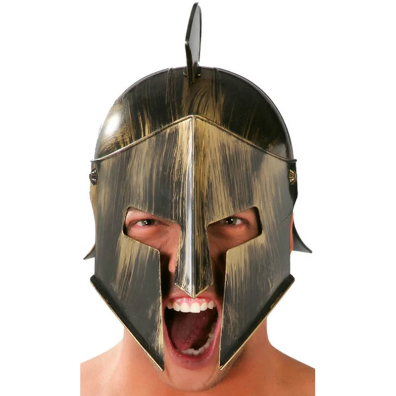 Goldener Spartanerhelm