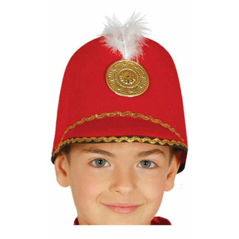 Majorette Garde Hut rot für Kinder