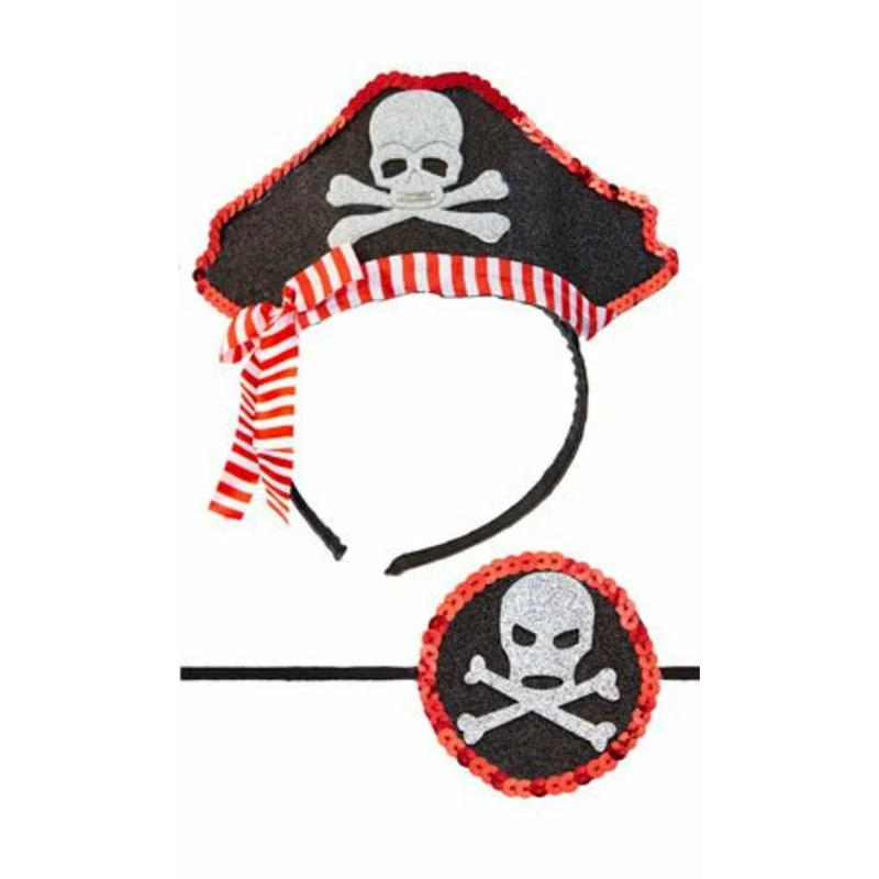 Piraten-Totenkopf-Set