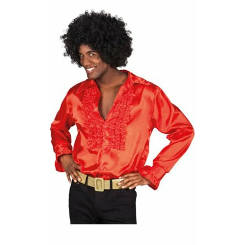 Disco Hemd Rot Erwachsene