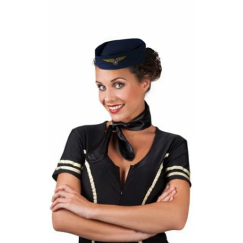 Boeing-Flugbegleiterin-Kappe