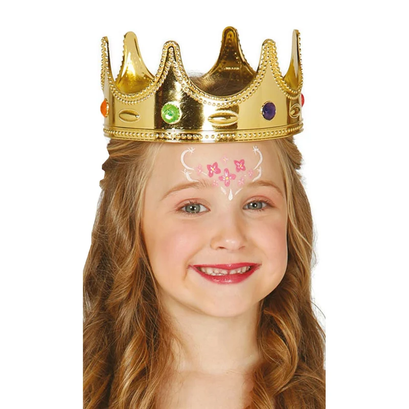 Goldfarbene Kinderkrone