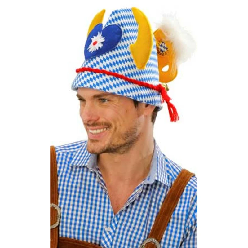 Oktoberfest-Kappe mit Hörnern