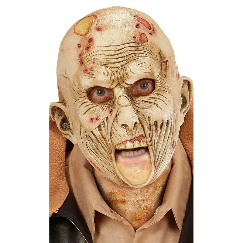 Zombie-Wunden Latexmaske für Kinder