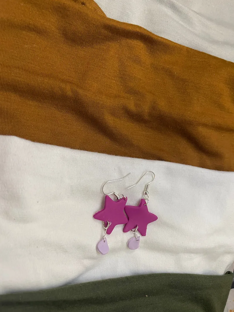 Falling Star Drop Earrings