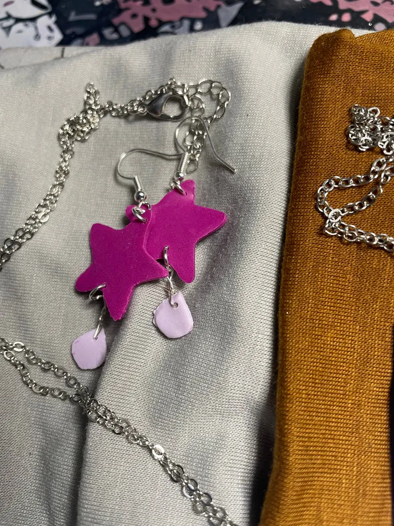 Falling Star Drop Earrings