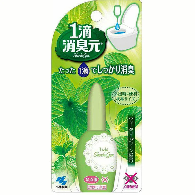 [Self-operated] Japan's KOBAYASHI Kobayashi Pharmaceutical One Drop Deodorizing Toilet Deodorizing Green Fresh Mint 20ml