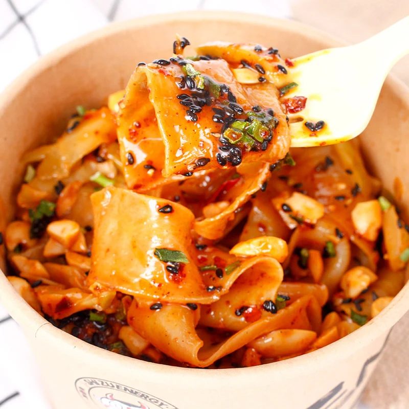 [Self-operated] China SHIZUREN Sesame Paste 155g/barrel Internet celebrity dough non-fried instant dry noodles instant noodles instant barrel