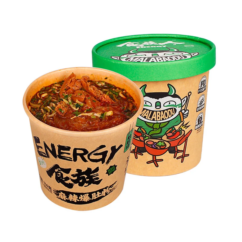 [Self-operated] China SHIZUREN Spicy belly noodle 150g/barrel Internet celebrity belly noodle Chongqing sweet potato vermicelli instant barrel