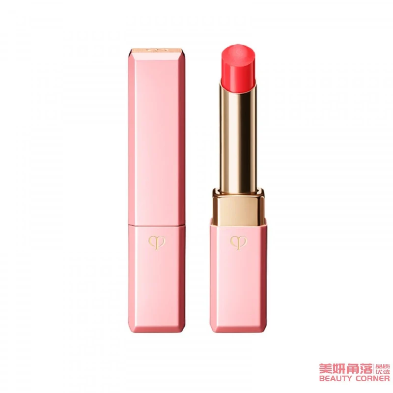 [Self-operated] Japanese CLE DE PEAU BEAUTE Japanese local version CPB Skin Key Sakura Lip Balm 2.8g Three colors available N2-RED Mint Crimson Pink Tube Lipstick Moisturizes and Reduces Lip Lines