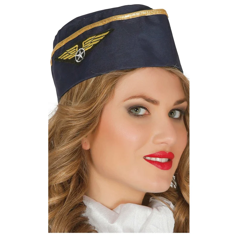 Stewardess Flugbegeiterin Mütze