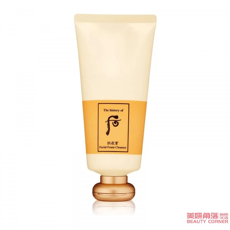[Self-operated] Korea THE HISTORY OF WHOO Hou Gongjinxiang Facial Cleanser Qiyunsheng Foaming Cleansing Cream 180ml