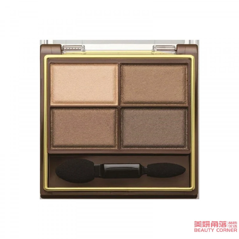 [Self-operated] Japan EXCEL Nude Deep Earth Color Four-Color Matte Eyeshadow Palette #SR04 Smoked Brown 4.3g