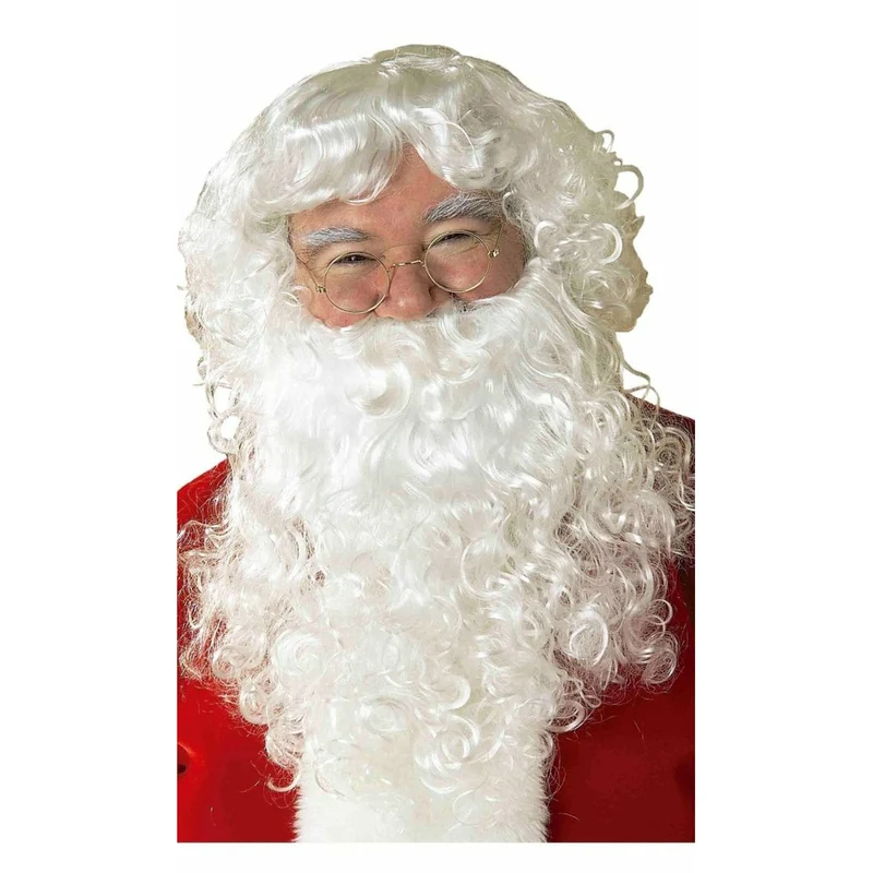 Weihnachtsmann Perücke und Bart Eco