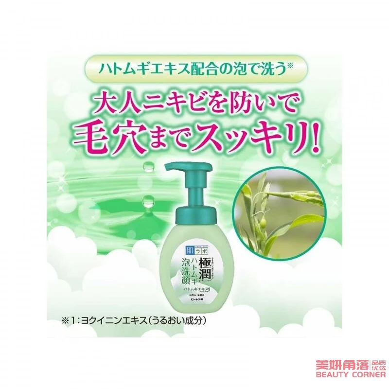 [Self-operated] Japan's Hada Labo Hada Labo Extremely Moisturizing Oil Control Anti-acne Cleansing Foam Press-on Cleanser 160ml Oil Removal Moisturizing Deep Cleansing