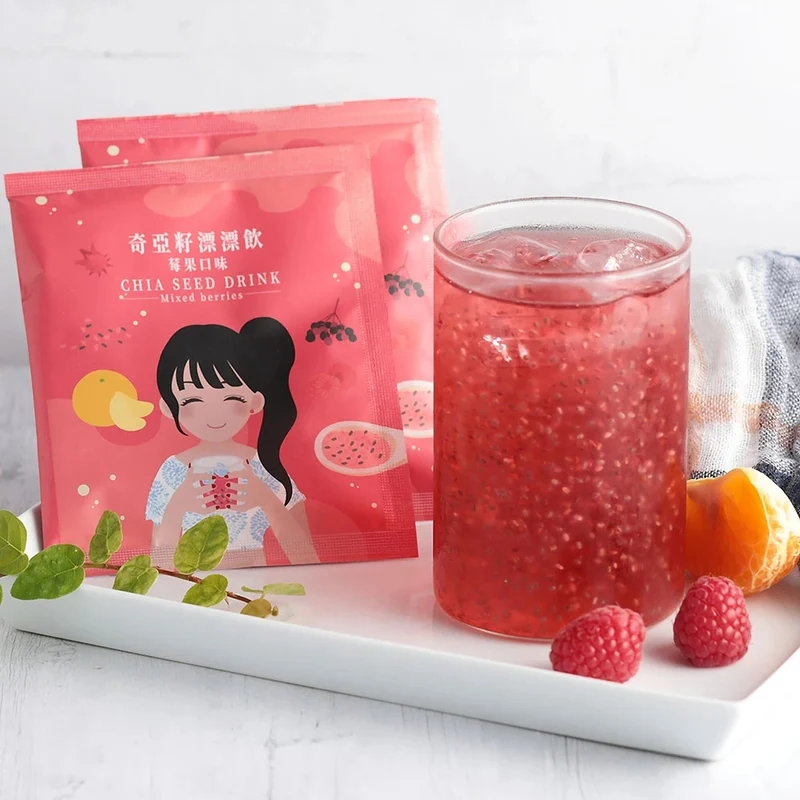 [Self-operated] Taiwan Afternoon Tea Lady Chia Seed Drink, Berry Flavor, 7 packs*25g