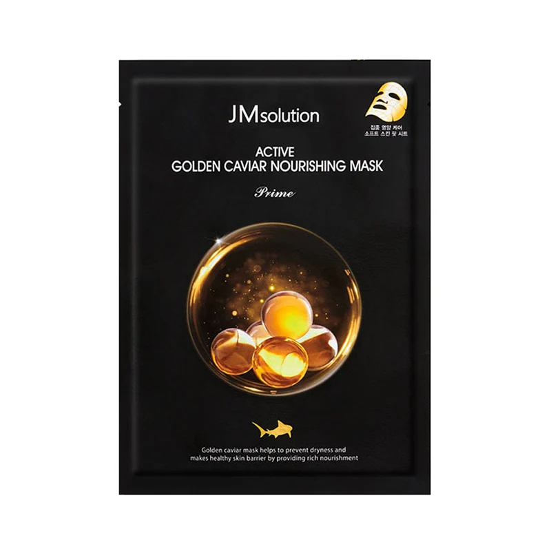 [Self-operated] Korean JM SOLUTION New Gold Caviar Firming and Nourishing Mask 30ml single piece