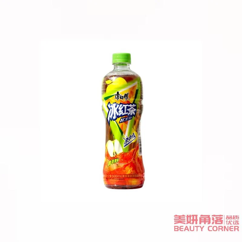 [Self-operated] China MASTER KONG Iced Black Tea Green Apple Flavor 500ml