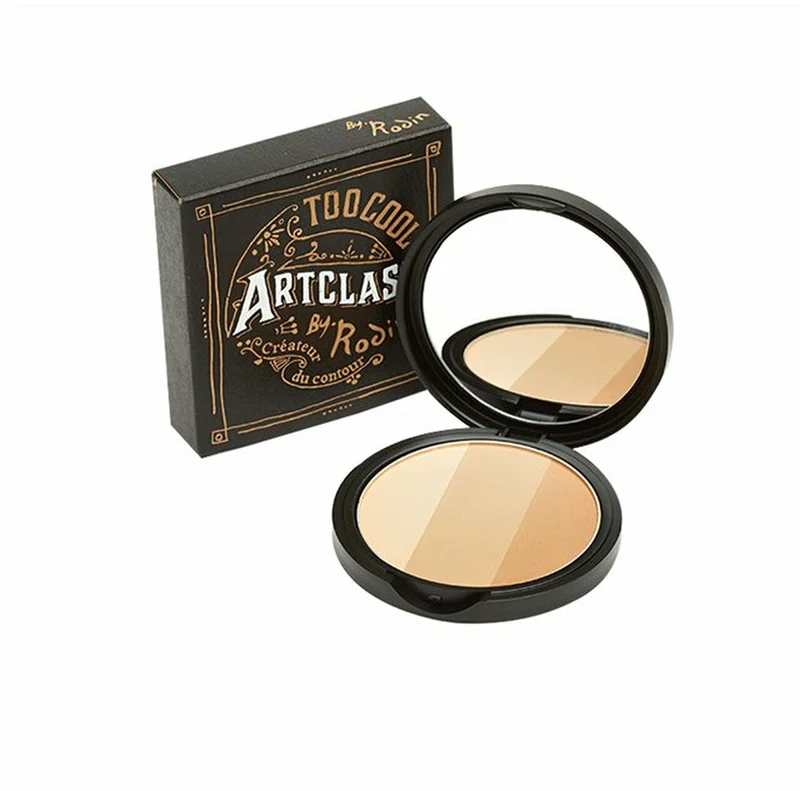 [Self-operated] South Korea TOO COOL FOR SCHOOL Tu Cool Art Class Three-Color Contouring Powder Shadow Palette #01 CLASSIC Classic Coffee Brown 9.5g Silhouette Nose Shadow without Brush