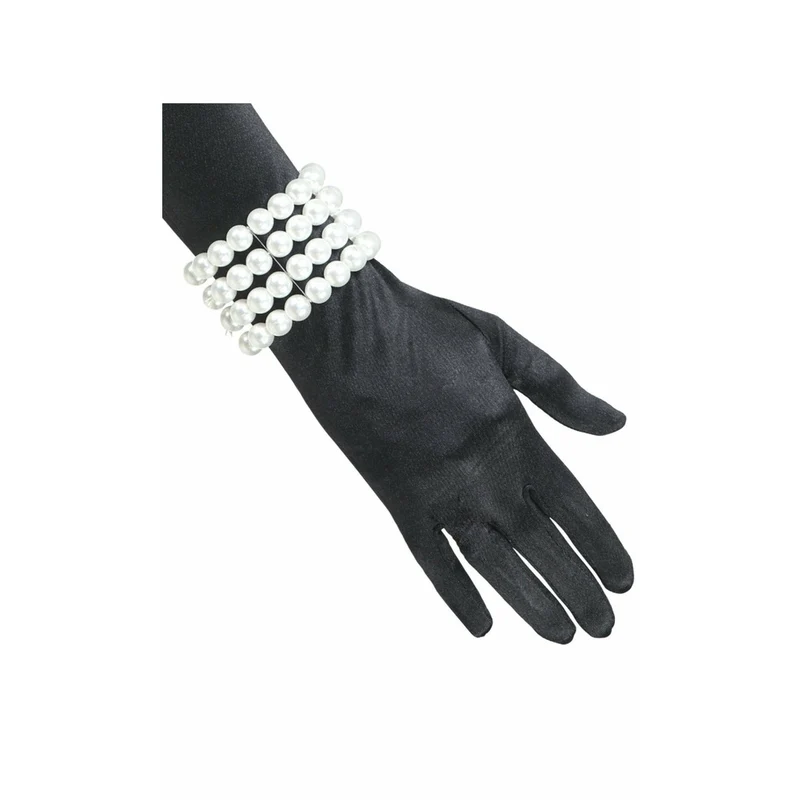 Perlen Armband Weiß
