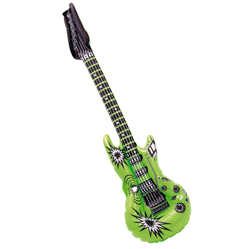 Grüne Gitarre Aufblasbar