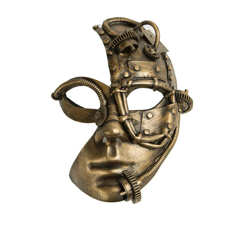Halbmond Maske Steampunk