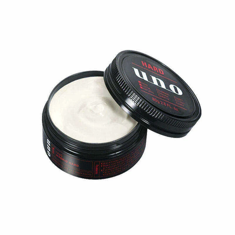 [Self-operated] Japanese SHISEIDO UNO Men's Hair Wax Red Natural Strong Shaping Hairspray 80g