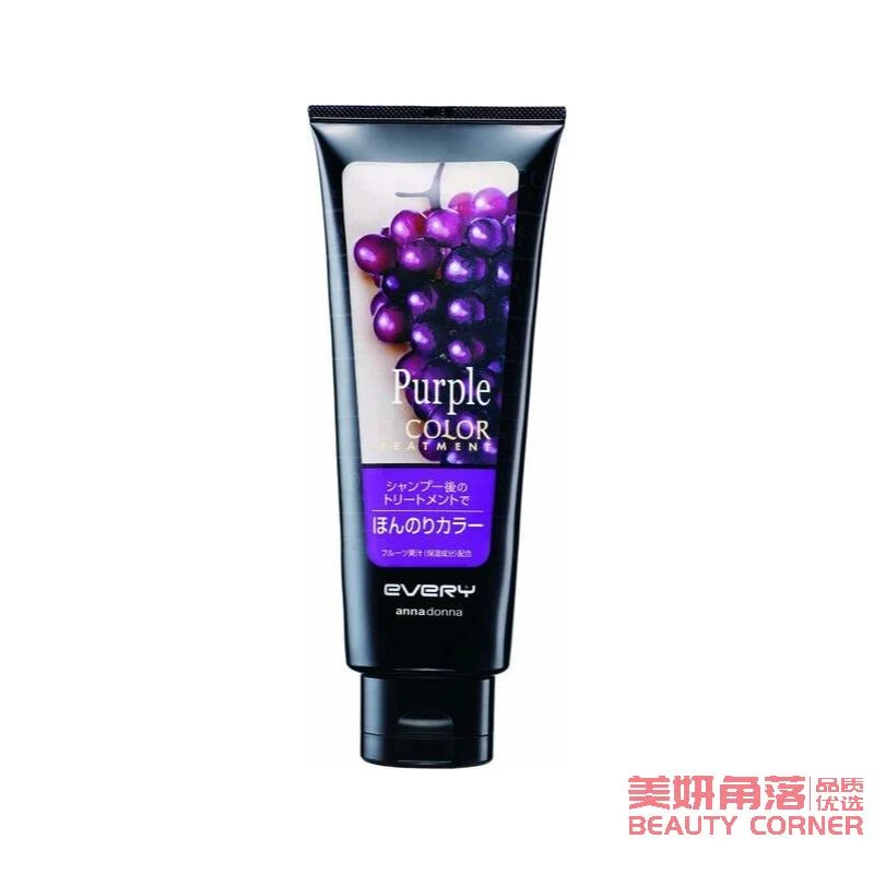 [Self-operated] Japan Anna Donna EVERY Color Locking Color Changing Conditioner Hair Dye Cream Purple PURPLE 160g