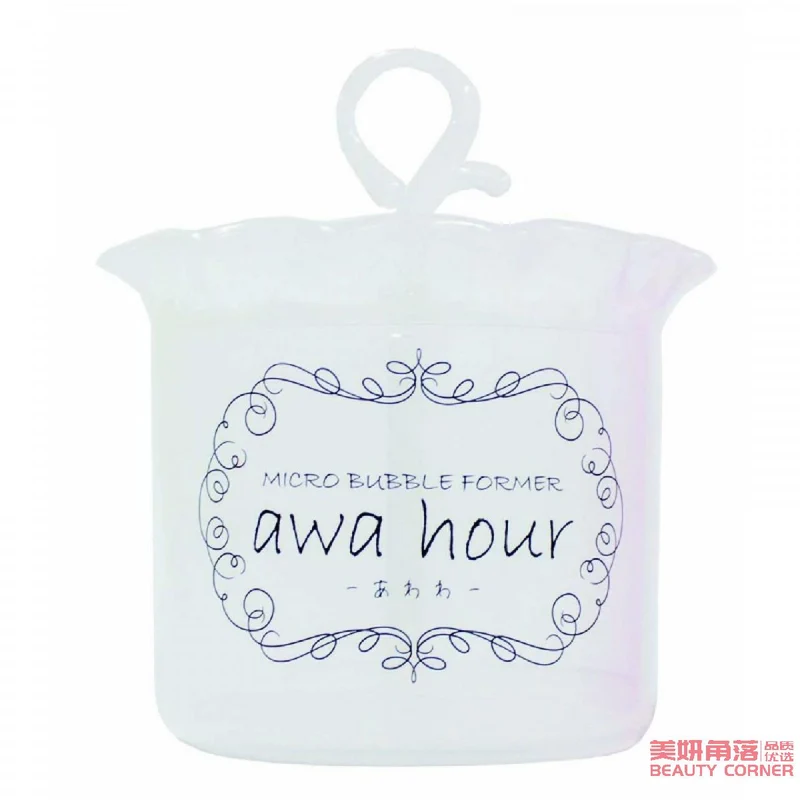 [Self-operated] Japan AWA HOUR facial cleanser foaming cup foamer, white, 1 piece, push-type foaming cup