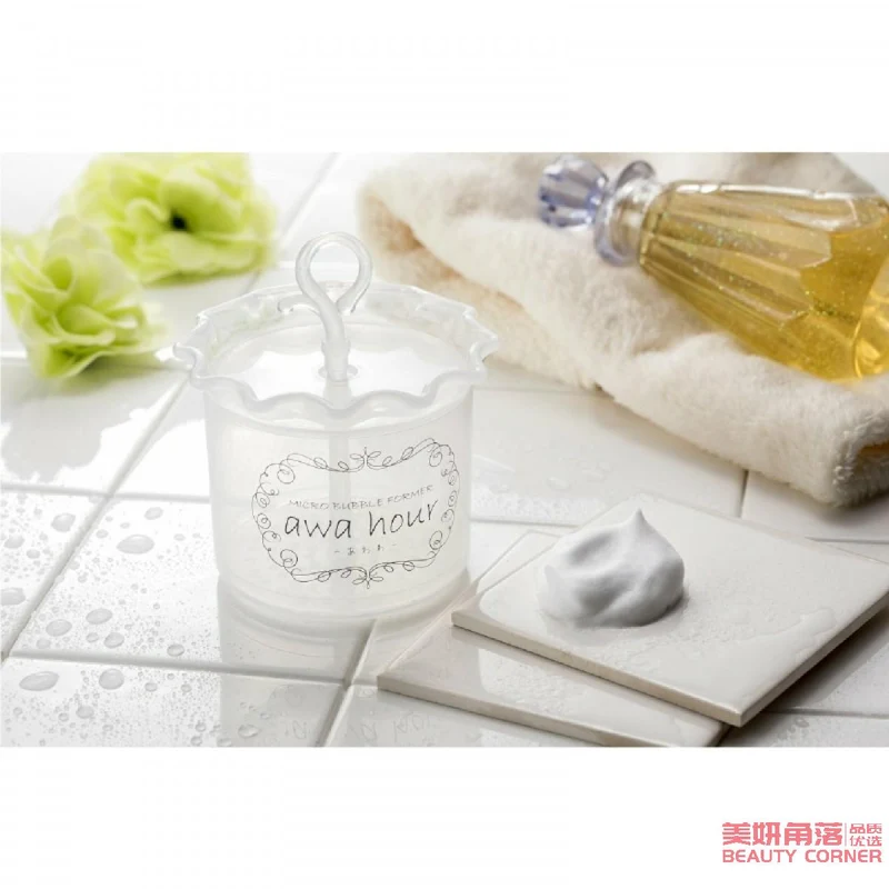 [Self-operated] Japan AWA HOUR facial cleanser foaming cup foamer, white, 1 piece, push-type foaming cup