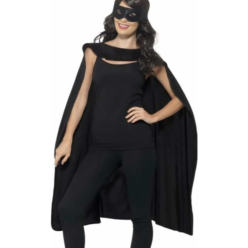 Superheld Set schwarz