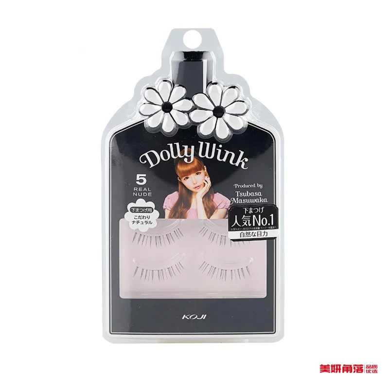 [Self-operated] Japanese KOJI Dolly Wink handmade naturally thick and long false eyelashes No.5