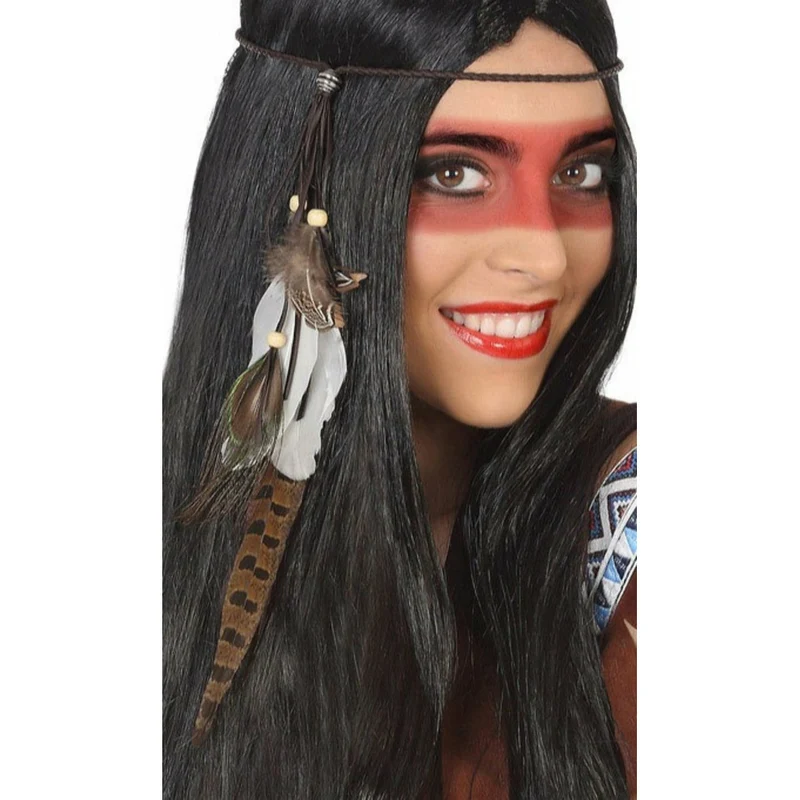 Indianer Stirnband mit Federn
