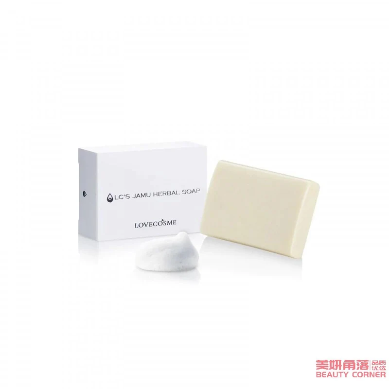[Self-operated] Japanese LOVECOSME LC brand Aijiamu herbal soap handmade soap 68g, remove body acne, wash armpit sweat smell, private parts odor