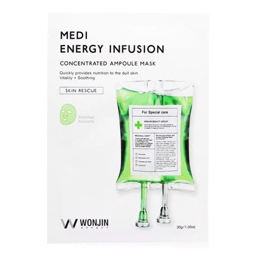 [Self-operated] South Korea Wonjin Wonjin Regenerating Green Bottle Child Face Mask 30g single piece