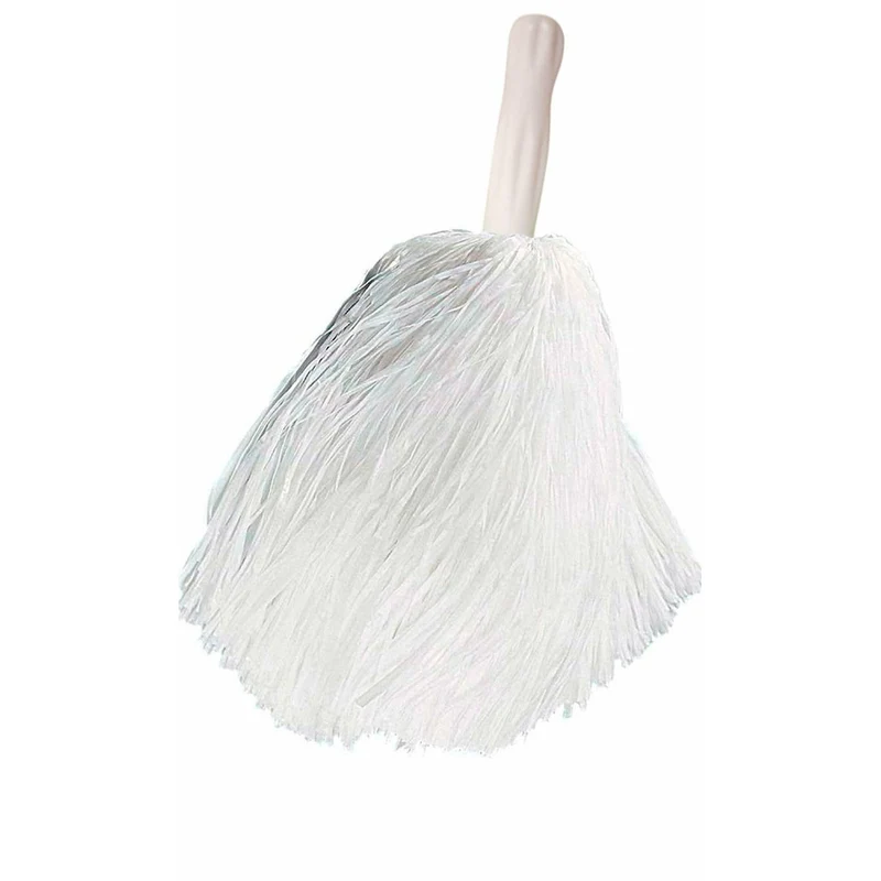Pompon Weiss aus Bast 120g