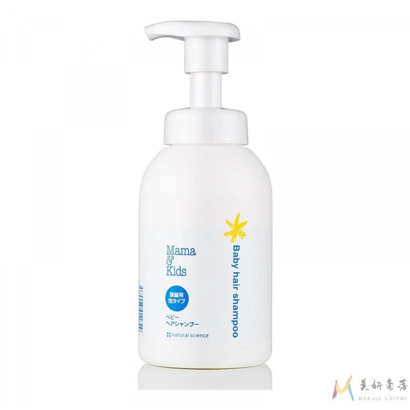 [Self-operated] Japanese Mama & Kids Baby Foaming Shampoo, Newborn Baby Weak Acid Shampoo, Moisturizing Hair Care 370ml