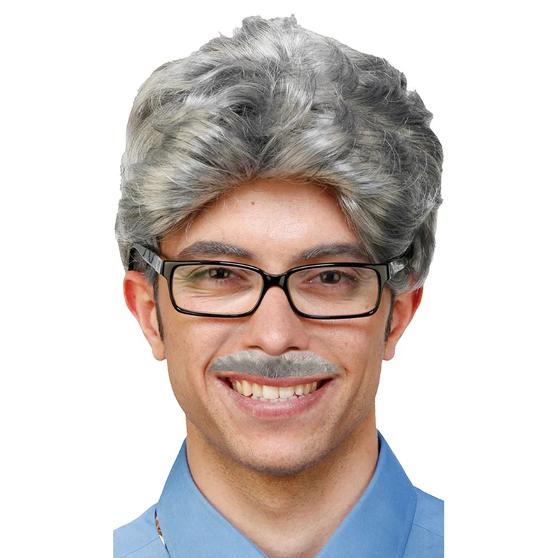 Perücke grau