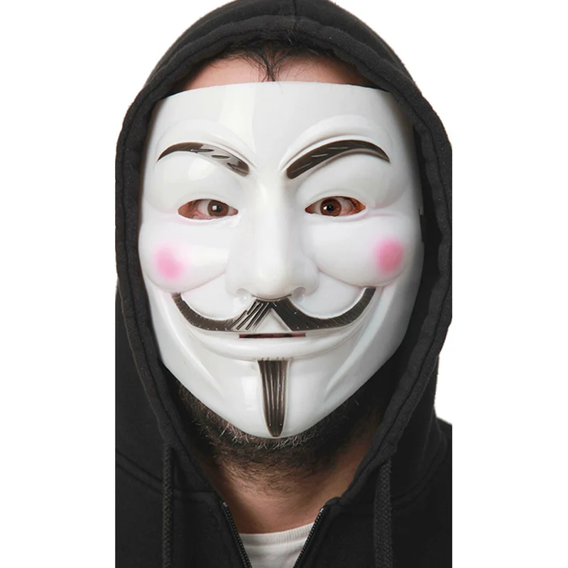 Maske von V Vendetta weiss