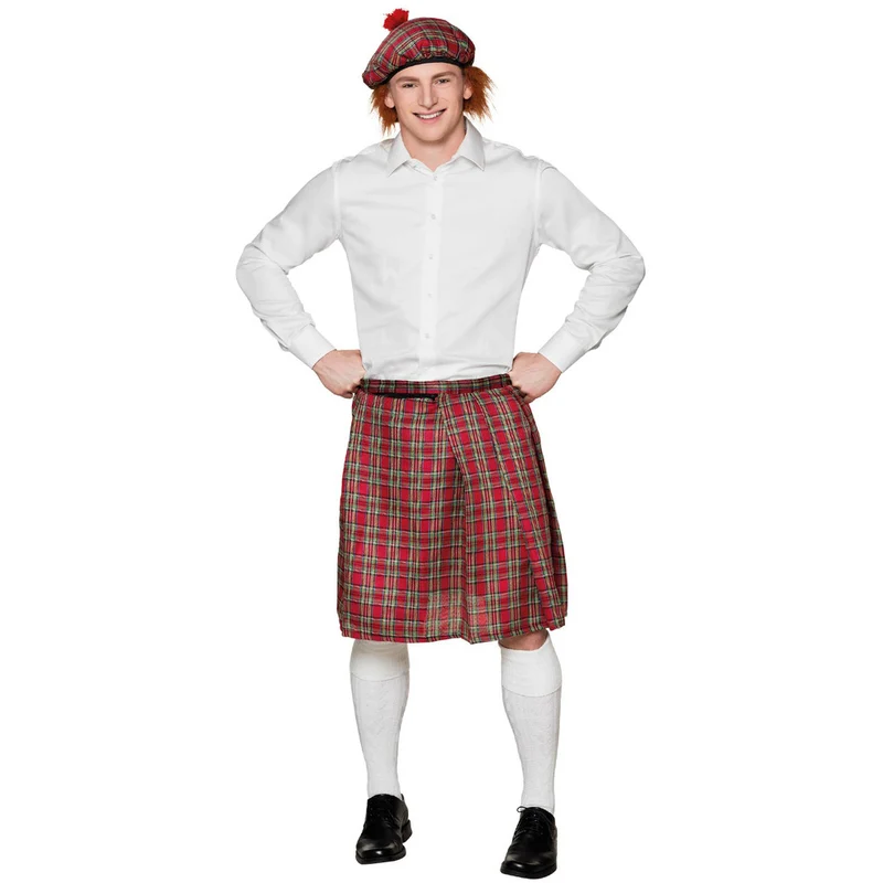 Schotten Kilt rot