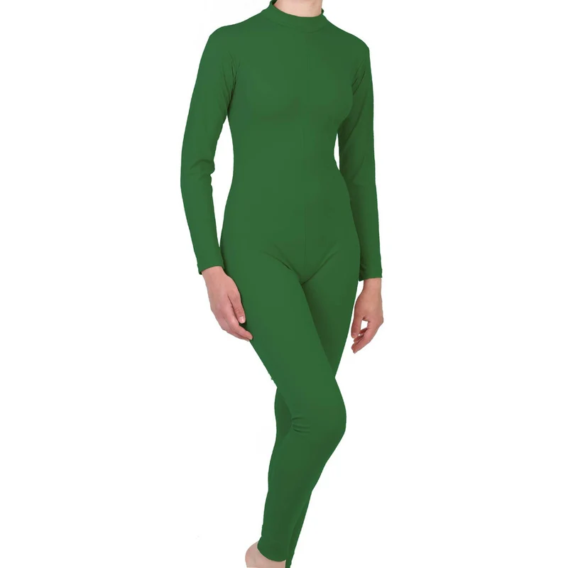Ganzkörper Strumpfhose Deluxe grün für Erwachsene