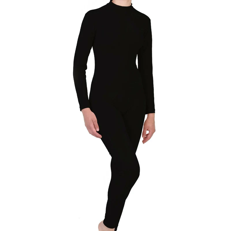 Ganzkörper Strumpfhose Deluxe schwarz für Erwachsene
