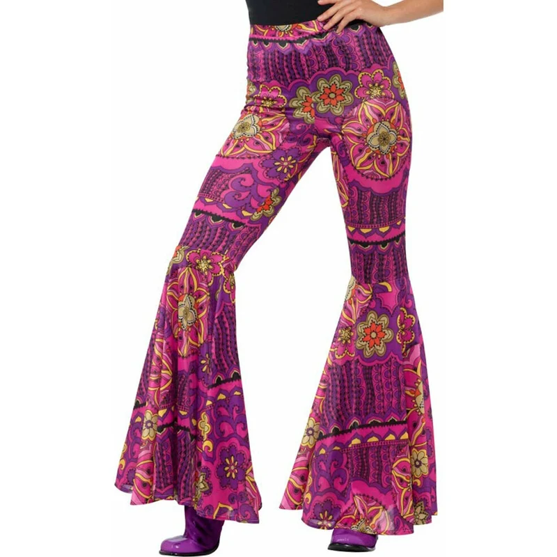 Hippie Schlaghose Psychedelic für Damen