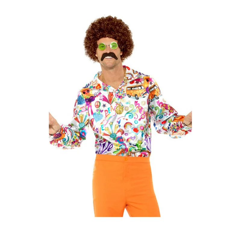 Hemd Hippie Love für Erwachsene