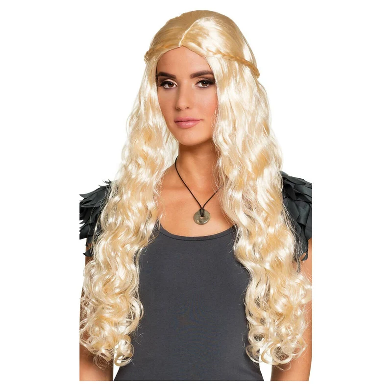 Perücke Langer Zopf blond